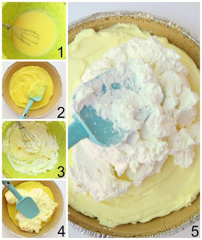 No Bake Lemon Pie - Bitz & Giggles