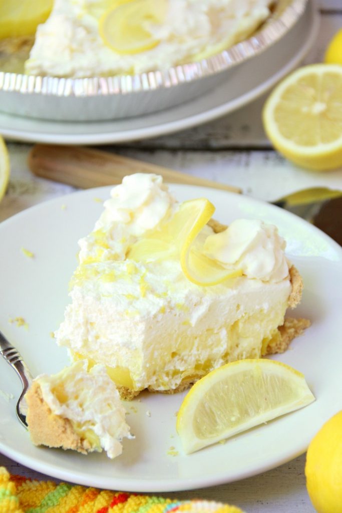 No Bake Lemon Pie - Bitz & Giggles