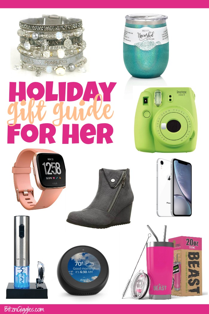 Holiday Gift Guide for Her - Take a peek at some of the hottest gifts of the season! Perfect for girlfriends, mothers, sisters and of course, even you!