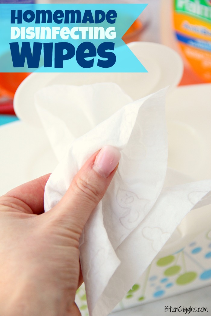 Homemade Disinfecting Wipes - Bitz