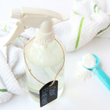 Homemade Odor Eliminator - This DIY odor eliminator is a lifesaver! Removes urine, pet and vomit odors from carpet, stuffed animals, clothing and more!
