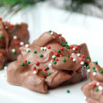 Crockpot Peanut Clusters - Made right in the crockpot in 90 minutes, this decadent treat combines chocolate, peanuts and a taste of peanut butter to make some of the most delicious candy ever!