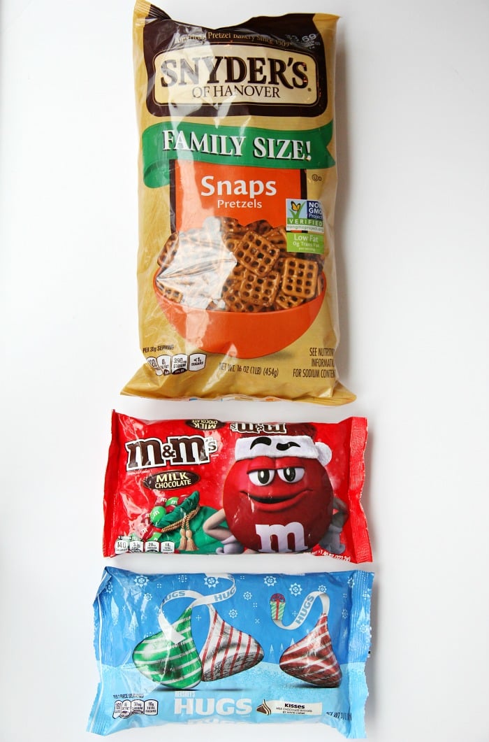 Pretzel M&M Hugs - Life Love and Sugar