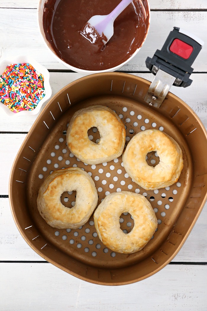 Air Fryer Donuts - Easy, soft and delicious 5-ingredient donuts you can make right in your air fryer!