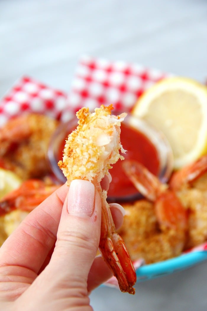 Air Fryer Shrimp - Restaurant quality fried shrimp you love, made better for you, right in the air fryer!