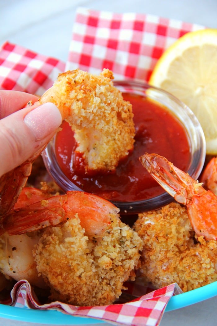 Air Fryer Shrimp - Restaurant quality fried shrimp you love, made better for you, right in the air fryer!