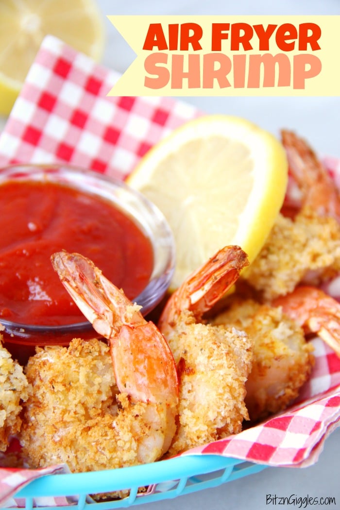 Air Fryer Shrimp - Restaurant quality fried shrimp you love, made better for you, right in the air fryer!