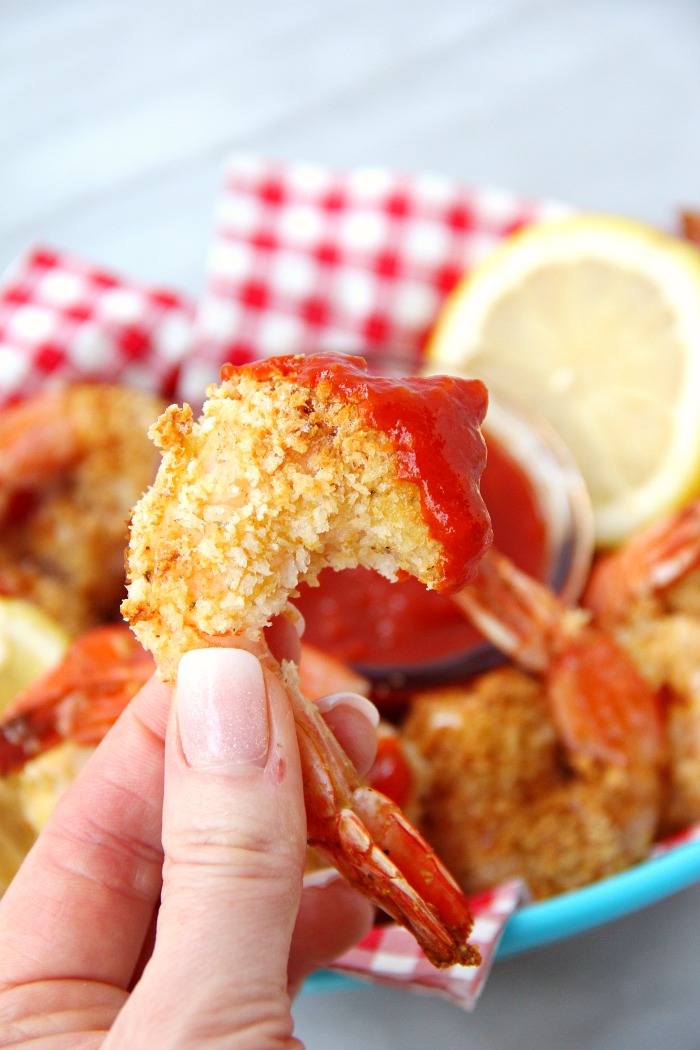 Air Fryer Shrimp - Restaurant quality fried shrimp you love, made better for you, right in the air fryer!