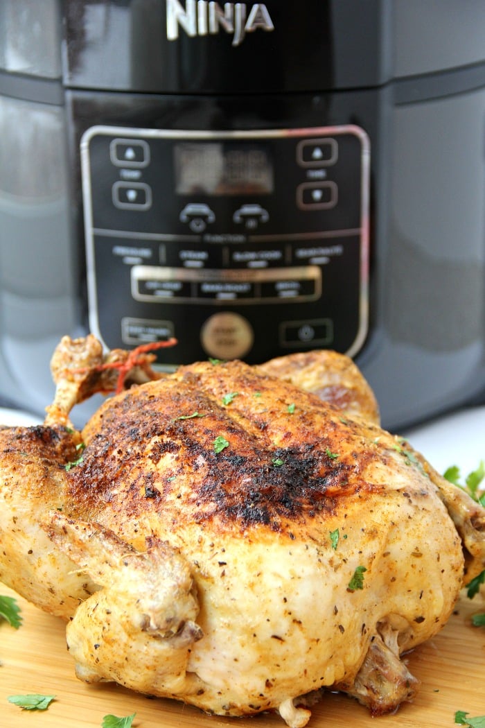 Ninja Foodi Rotisserie Chicken Recipe  Air Fryer Whole Chicken Recipe 