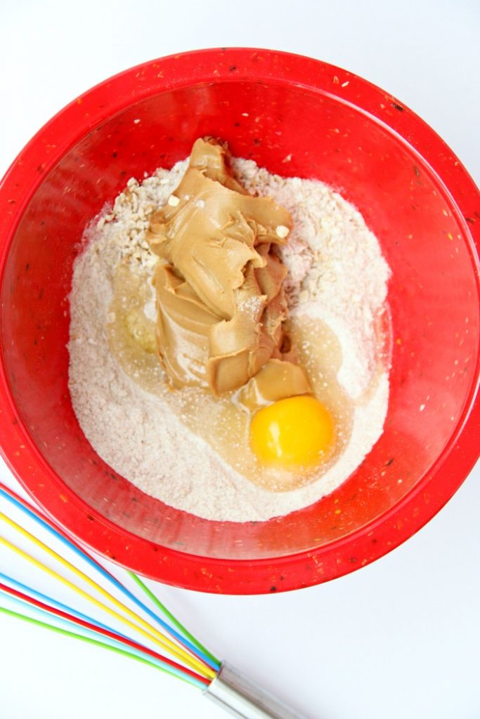 Peanut Butter Banana Homemade Dog Biscuits - Bitz & Giggles - Peanut Butter Banana Homemade Dog Biscuits Recipe Healthy