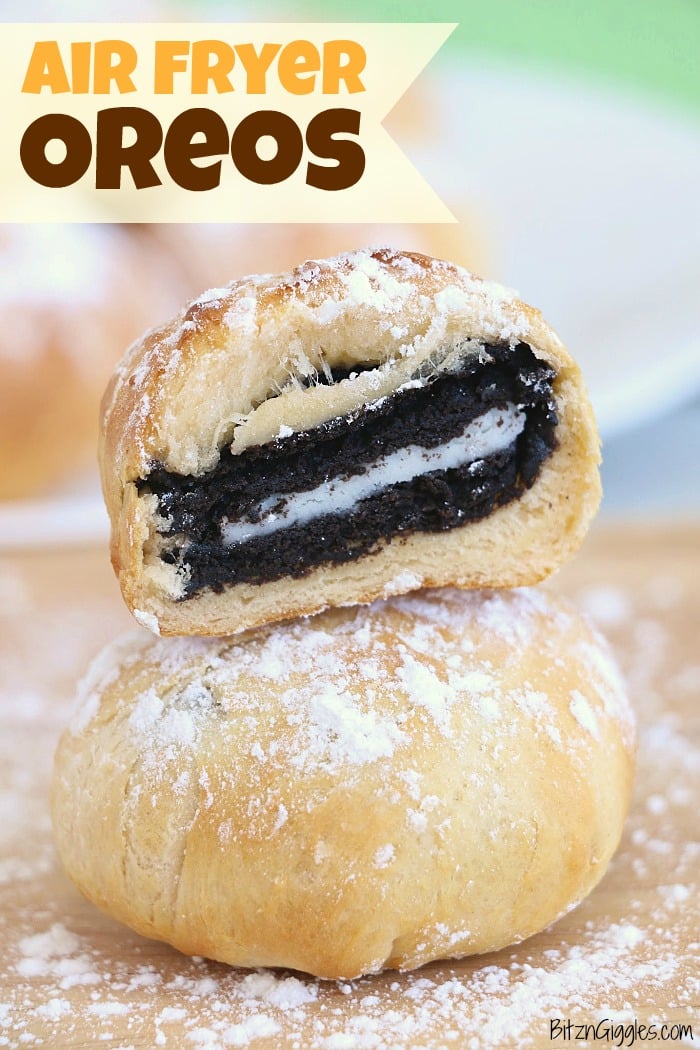 Air fried 2025 oreos crescent rolls