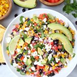 Mexican Street Corn Salsa - A delightful homemade salsa filled with fresh ingredients and bursting with flavor. A perfect appetizer or snack when entertaining family and friends!