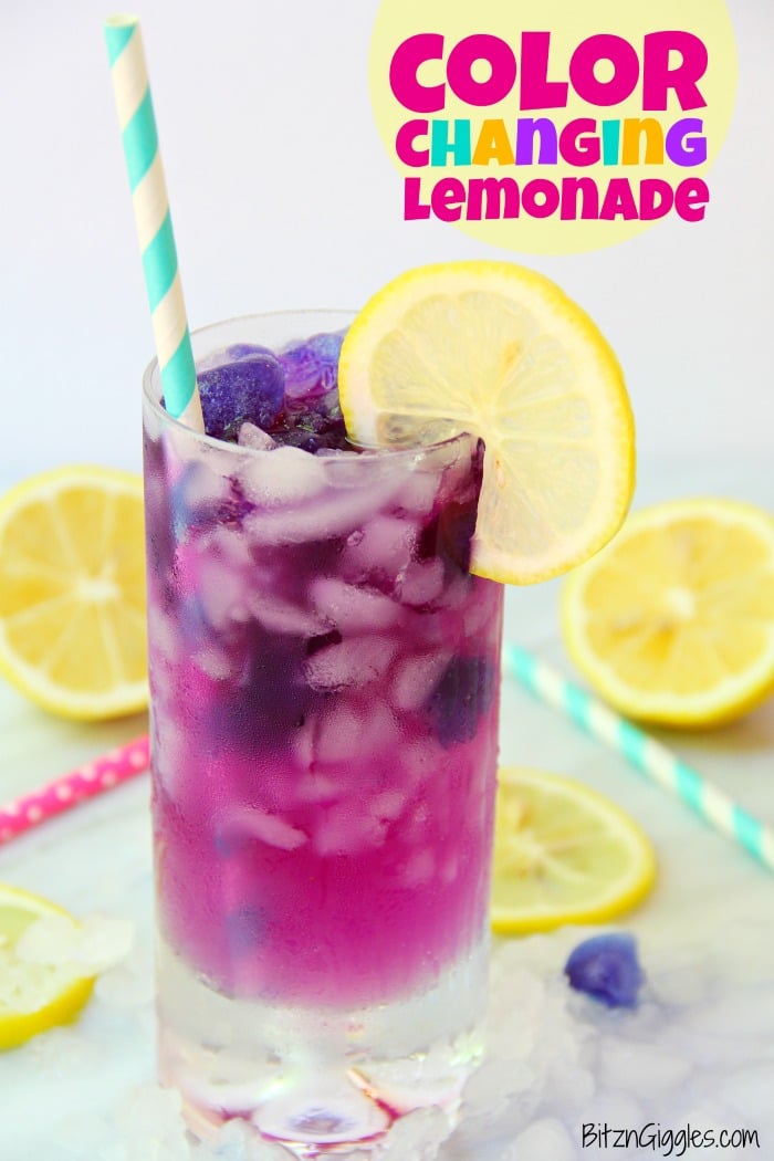 Color Changing Lemonade - A magical, color-changing, slushy lemonade that will entertain and wow both children and adults.