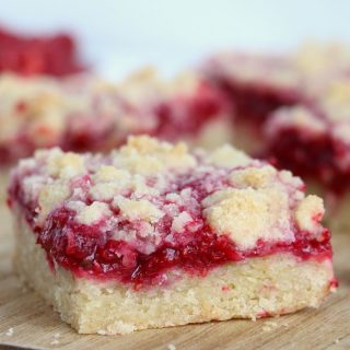 Raspberry Crumble Bars - Bitz & Giggles