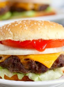 Easy Air Fryer Burgers - Juicy and flavorful burgers cooked perfectly in the air fryer!