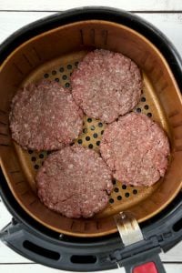 Easy Air Fryer Burgers - Bitz & Giggles