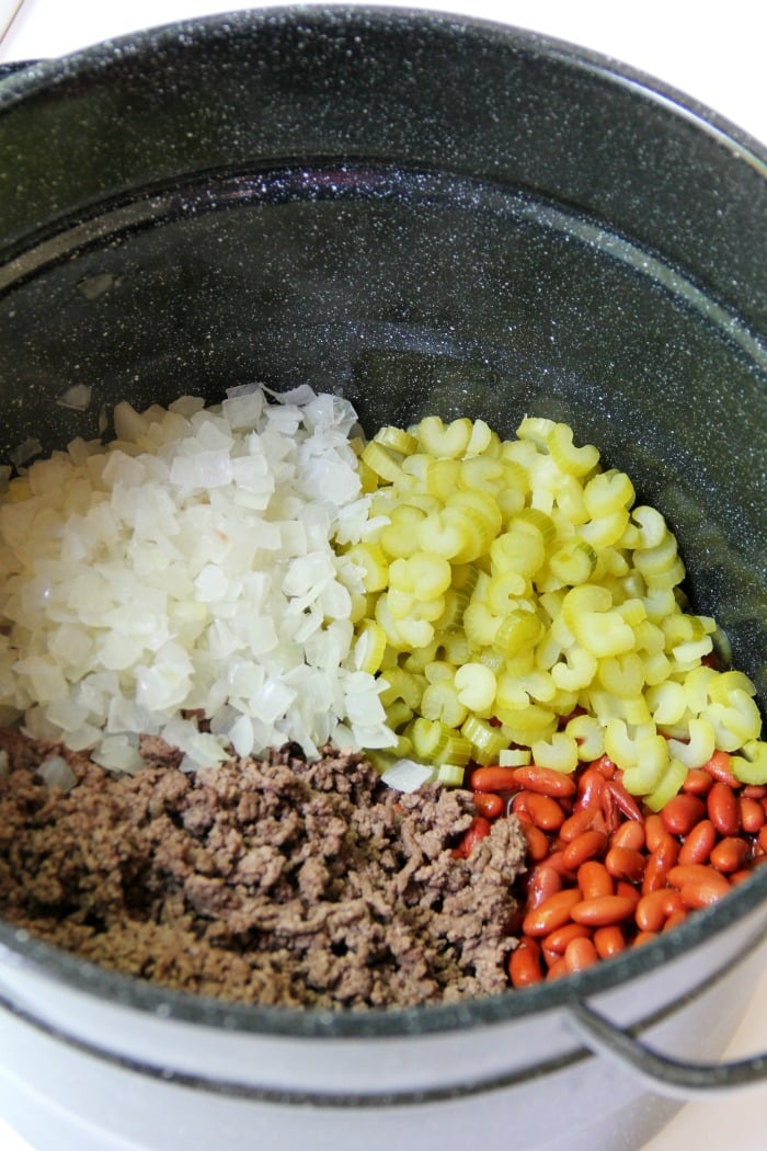 Big Batch Homemade Chili - A flavorful, yet mild chili, perfect for parties and gatherings. This chili is a family favorite and serves a crowd! 