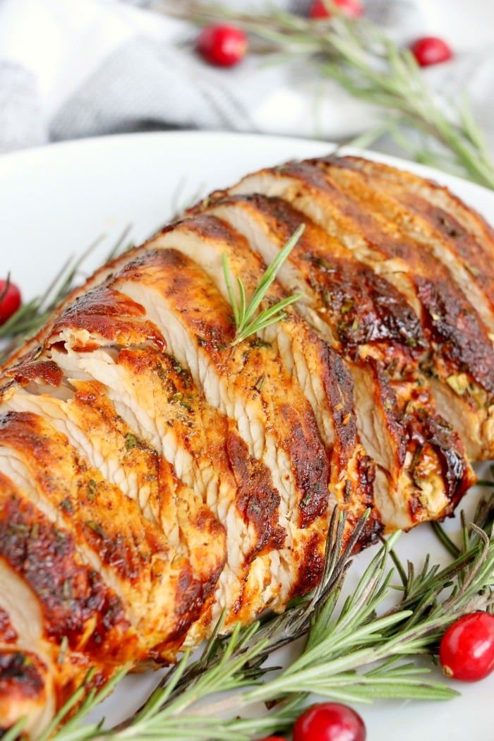 Best Air Fryer Turkey Breast Recipe With Garlic Herb 