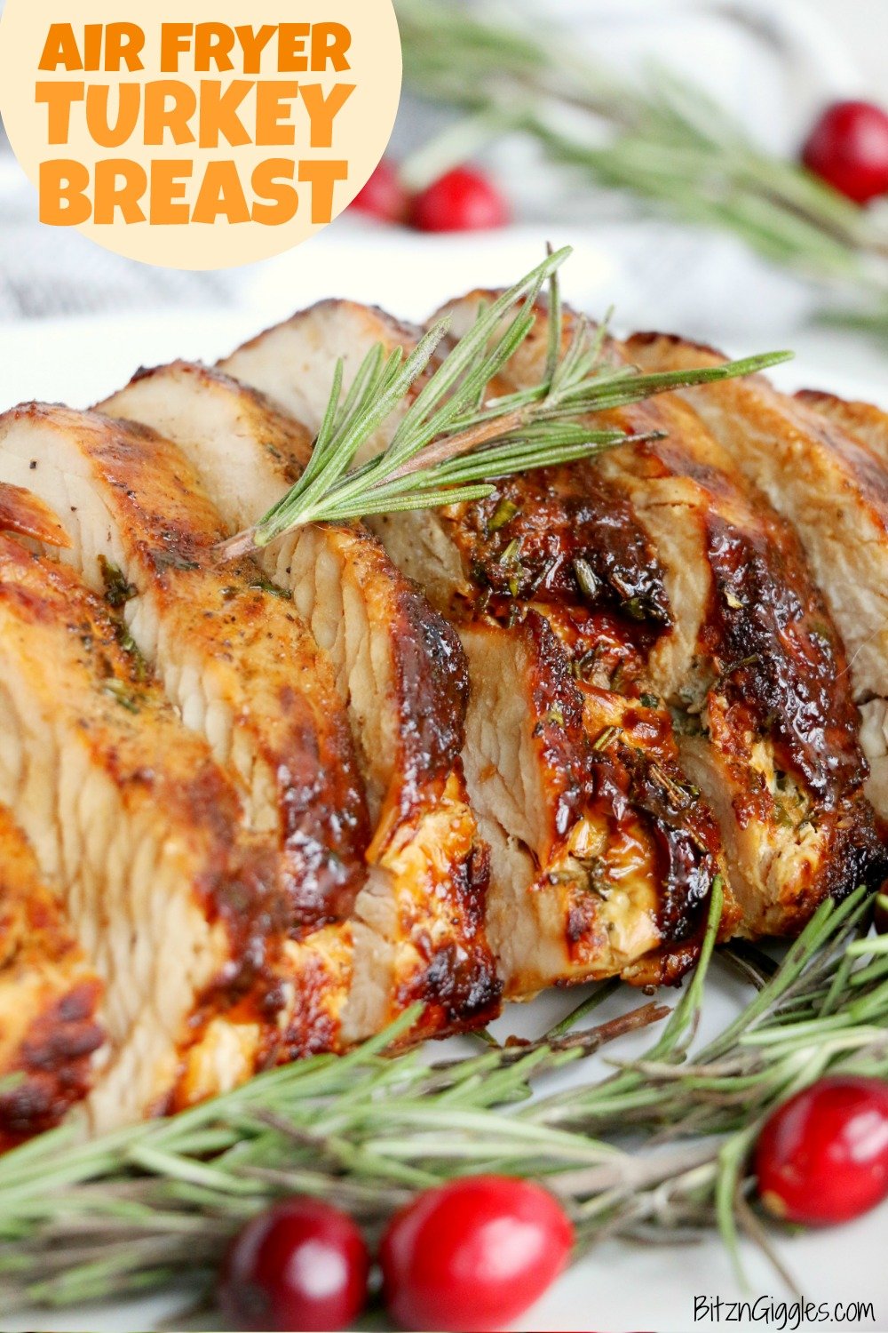 Best Air Fryer Turkey Breast Recipe With Garlic Herb 