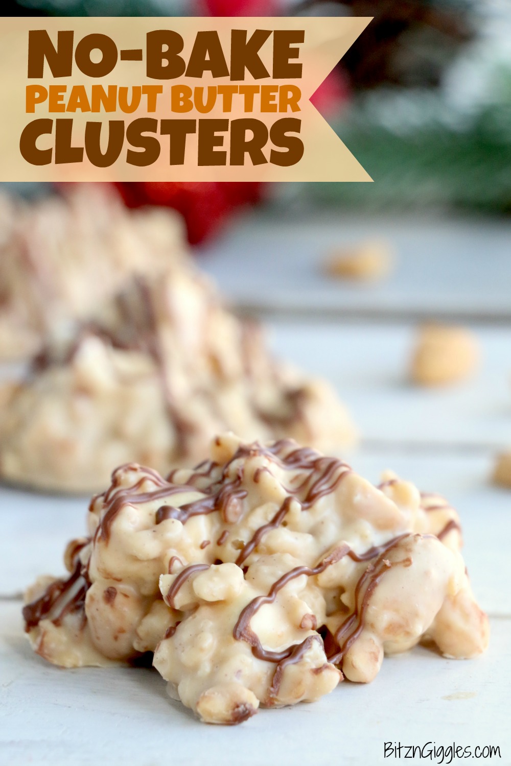 No-Bake Peanut Butter Clusters - Bitz & Giggles