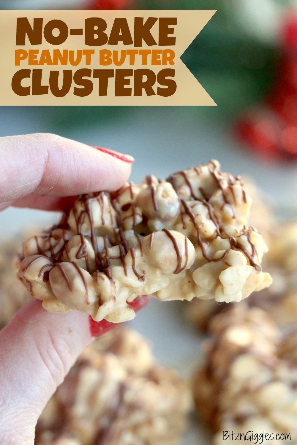 Chocolate Peanut Butter Clusters Recipe - Add a Pinch