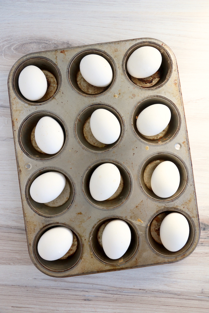 eggs in muffin tins