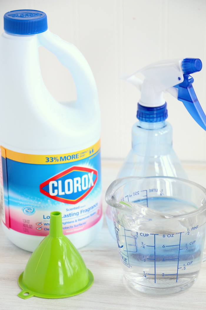 Ingredients for homemade all purpose cleaner