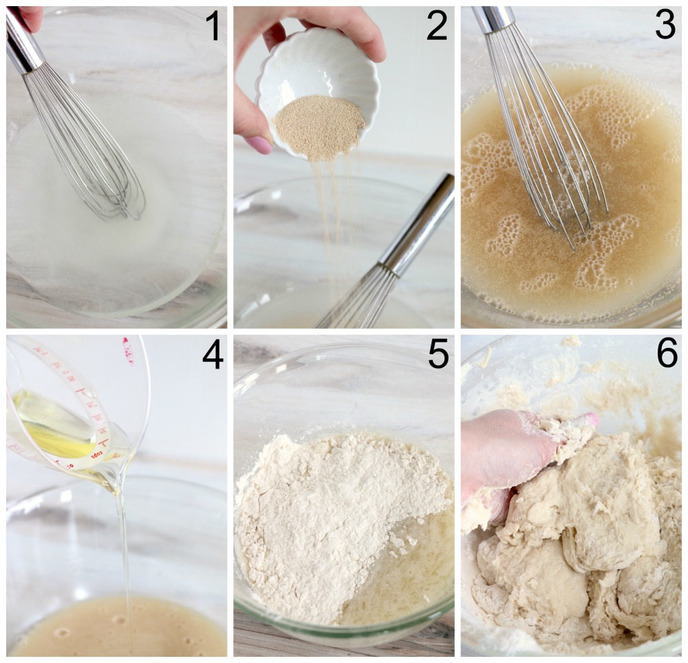 Instructions to make homemade bread