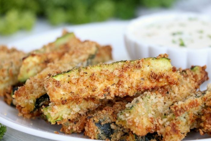 Air Fryer Zucchini Fries - Bitz & Giggles