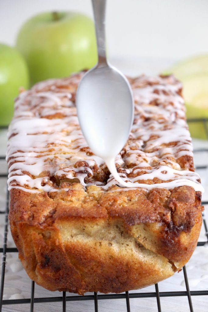 Apple Cinnamon Fritter Bread - Bitz & Giggles
