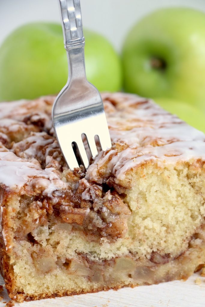 Apple Cinnamon Fritter Bread - Bitz & Giggles