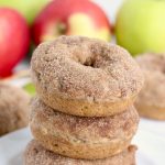 stack of apple donuts