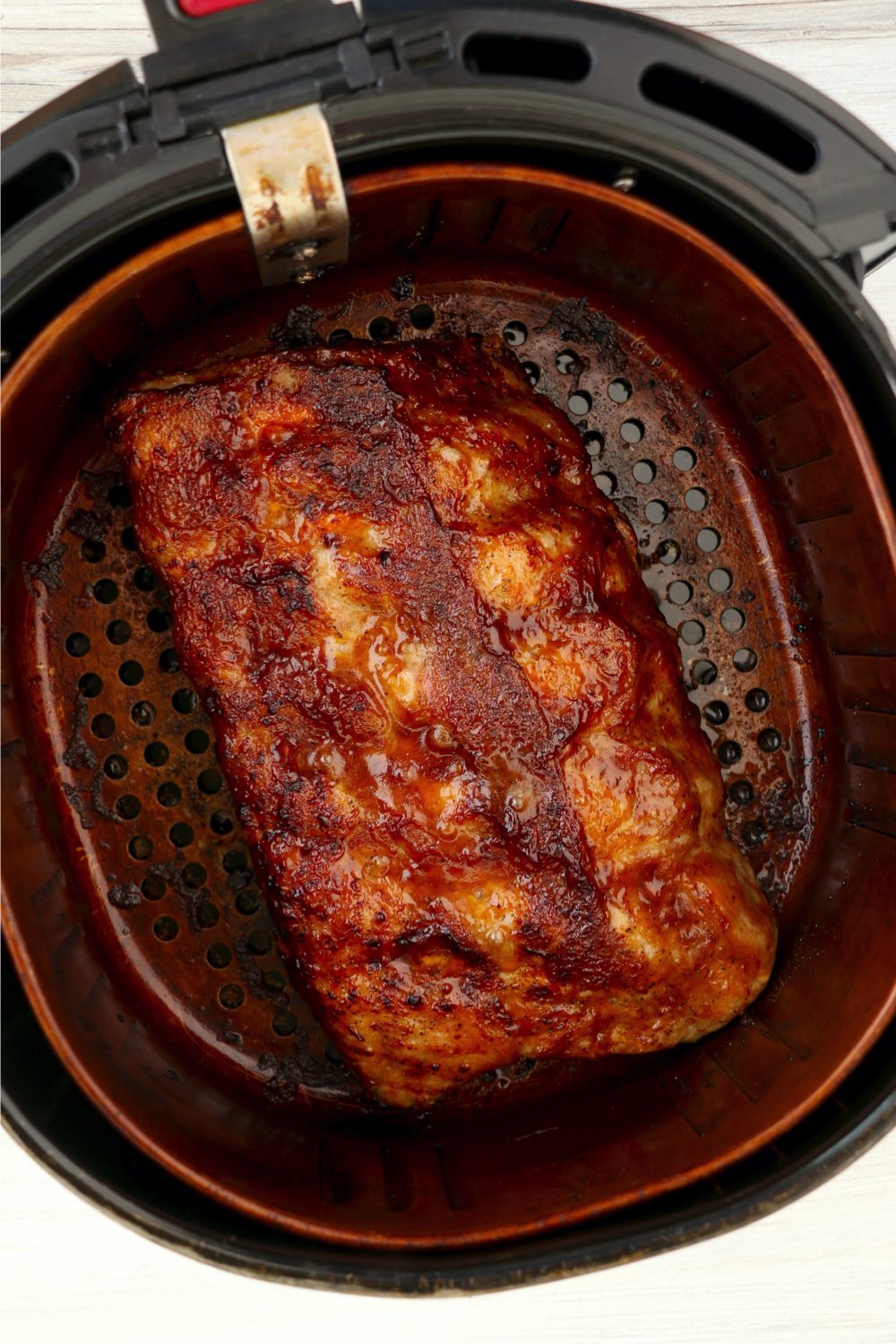 BBQ ribs in the air fryer