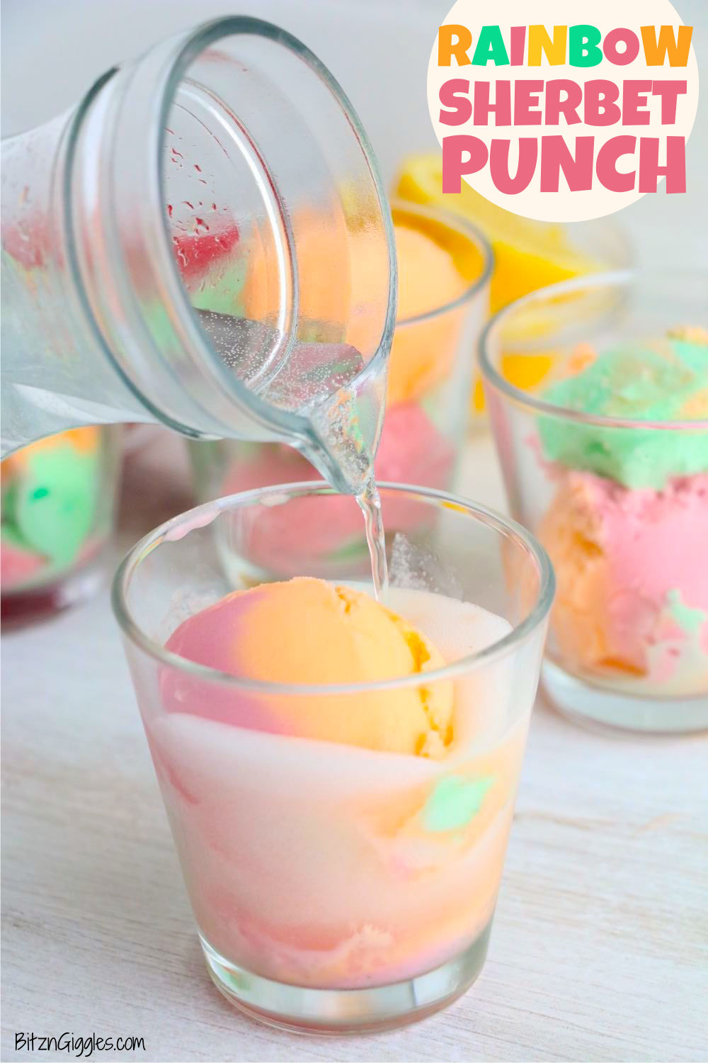 Raspberry Sherbet Party Punch, Sorbet Punch, Party Punch Recipe