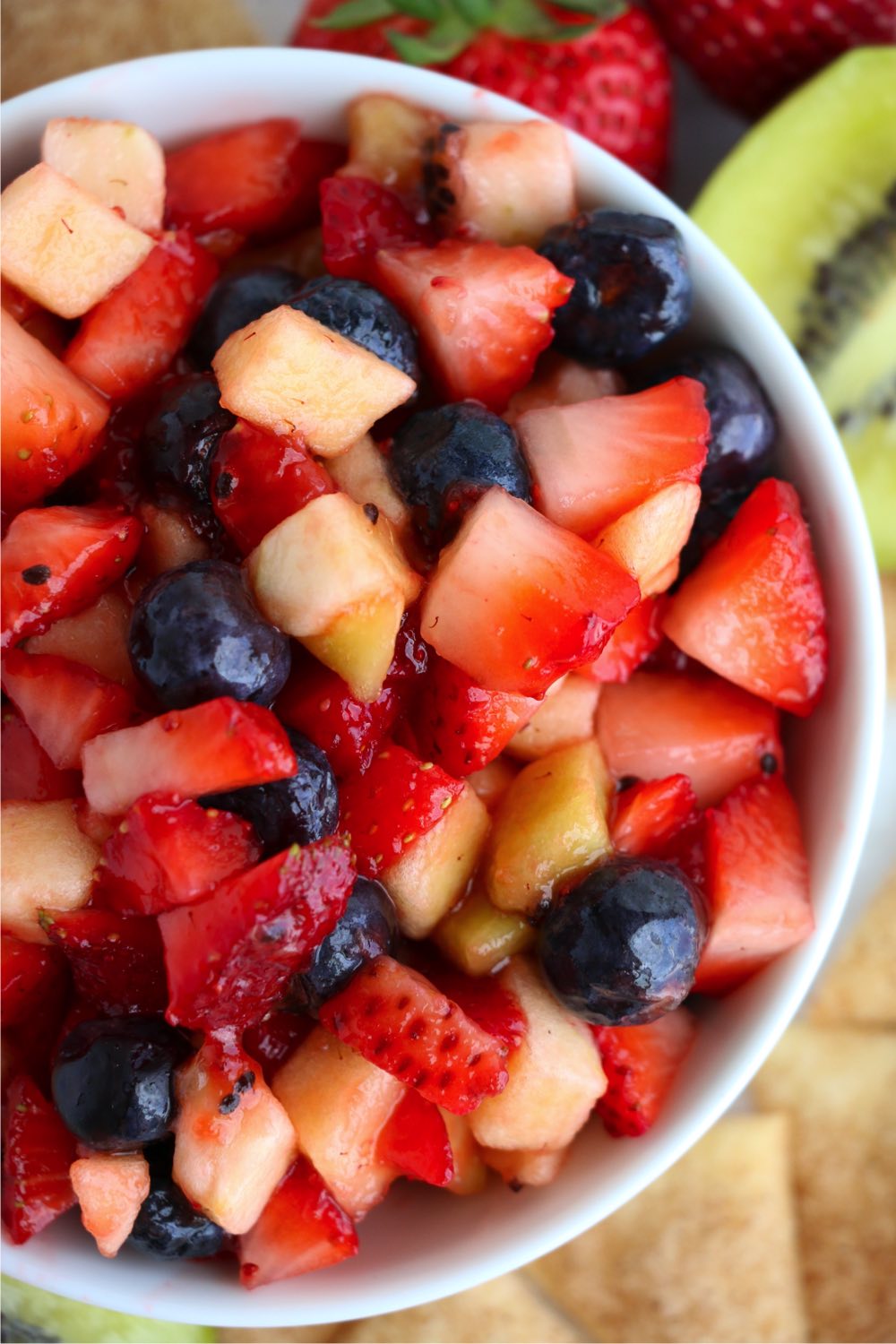 bowl of mixed fruit