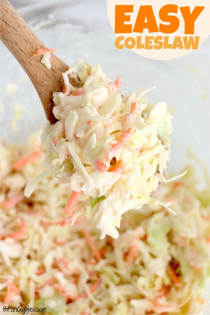 Easy Coleslaw - Bitz & Giggles