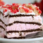 strawberry ice cream layer cake