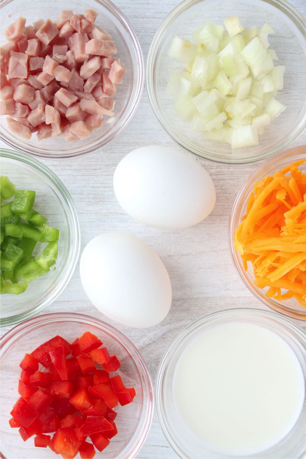 ingredients for an omelet