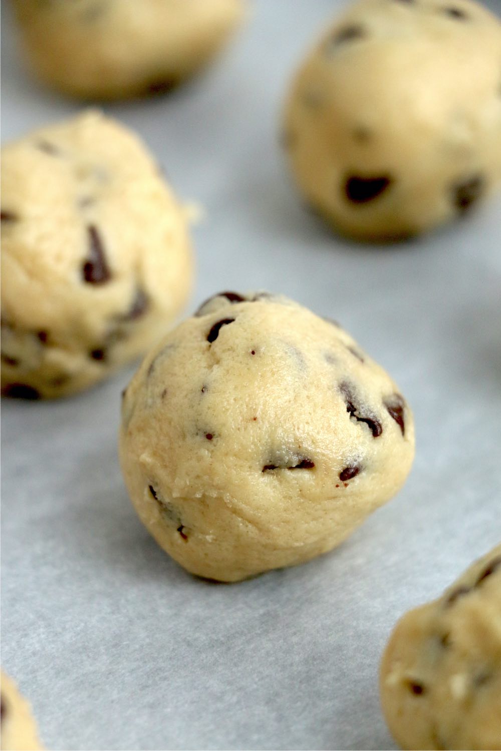 chocolate chip cookie dough balls