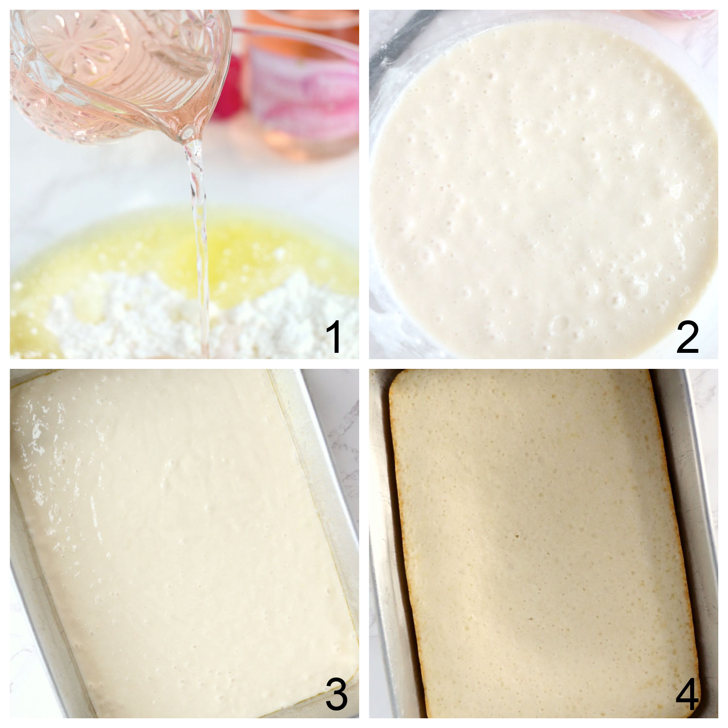 steps for making a cake