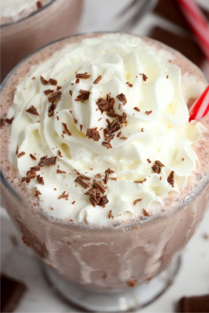 Easy Frozen Hot Chocolate Bitz & Giggles