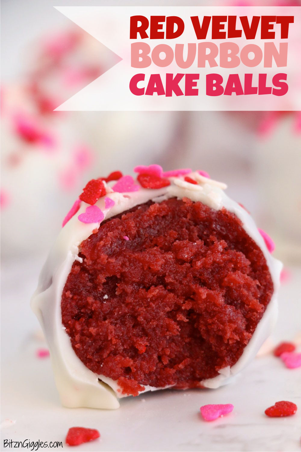 Red Velvet Bourbon Cake Balls