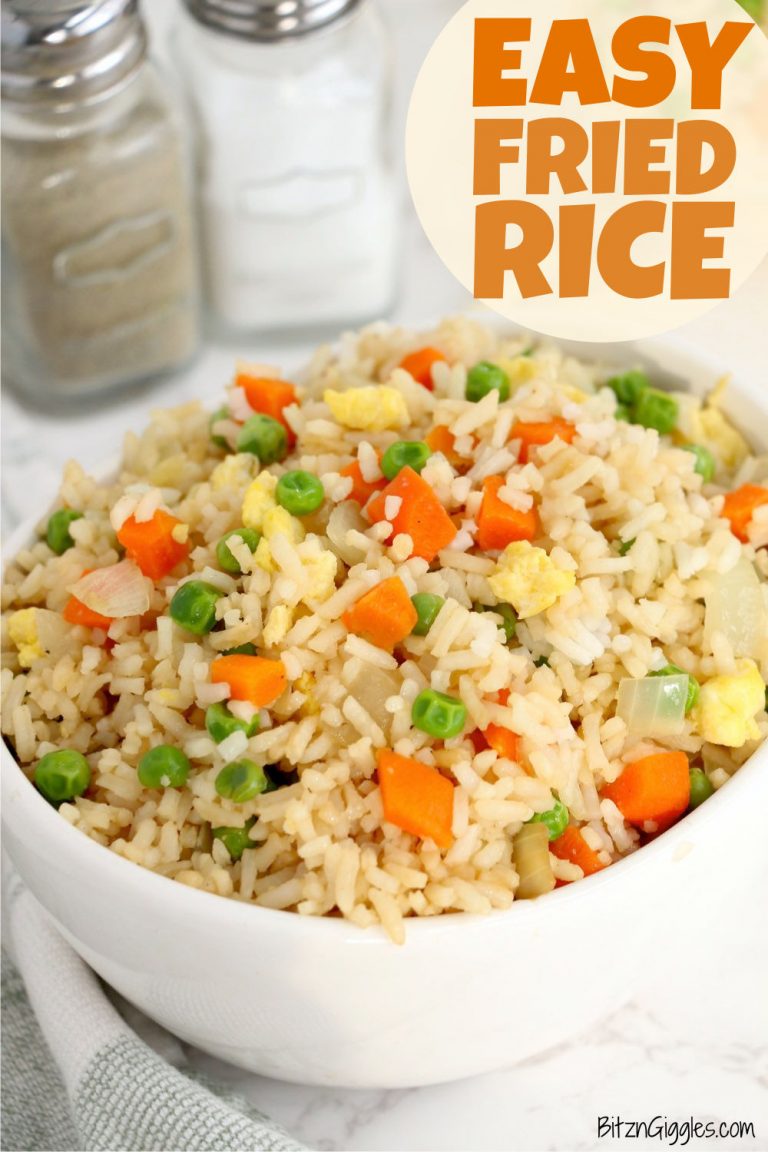 Easy Fried Rice - Bitz & Giggles