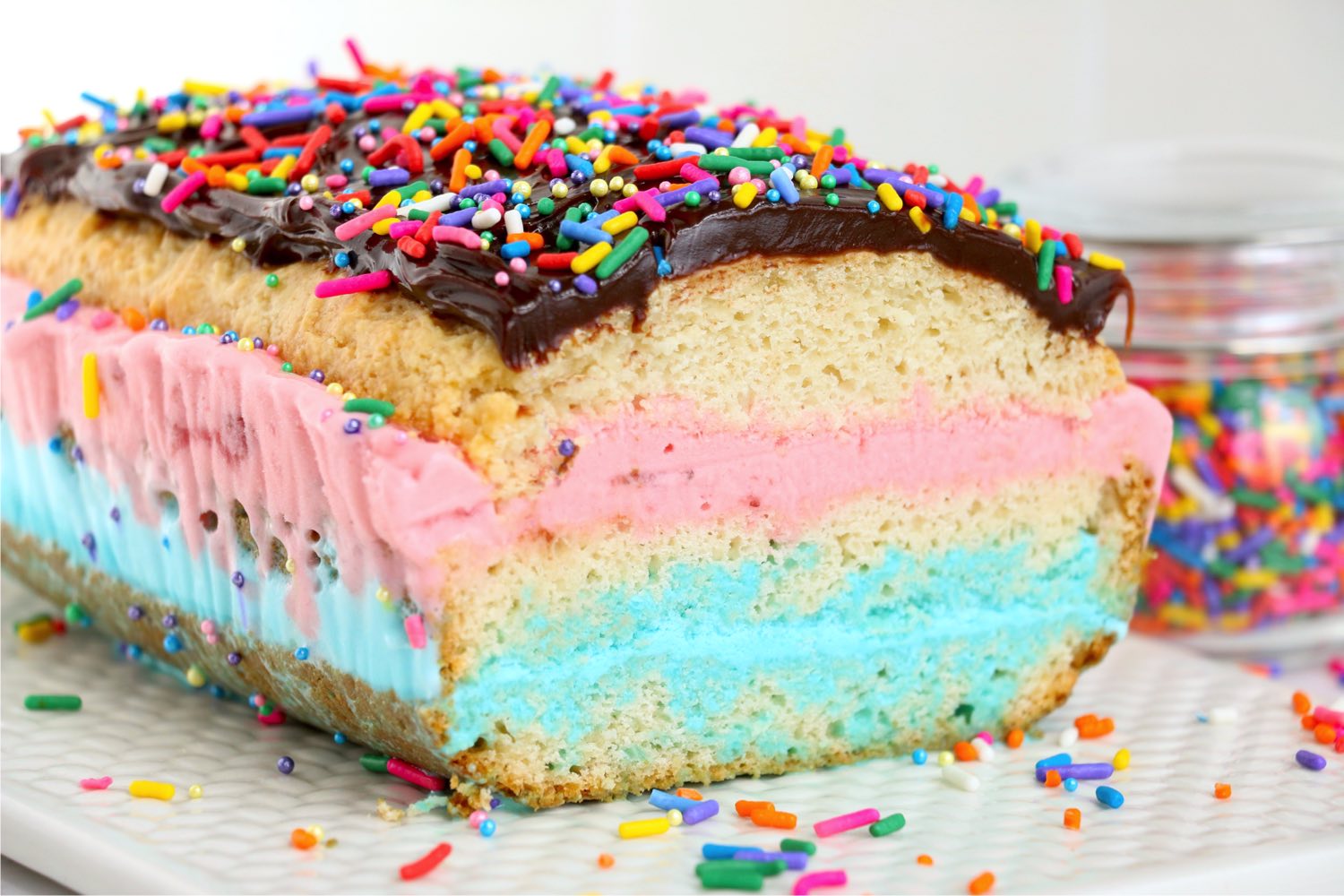 inside view of a layer cake