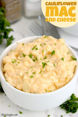 Cauliflower Mac & Cheese - Bitz & Giggles