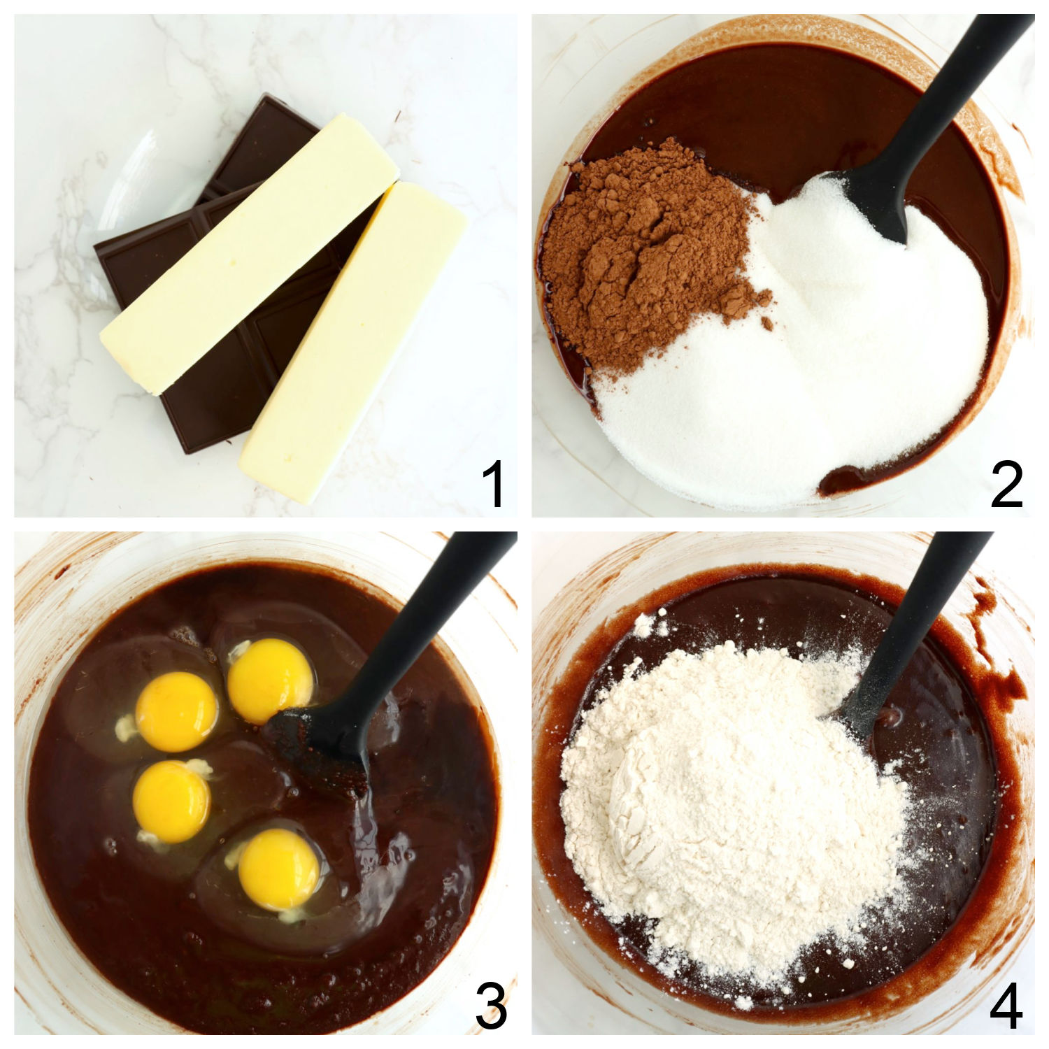 steps for making brownies