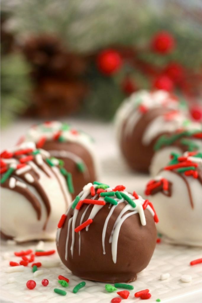 Christmas Cool Whip Truffles - Bitz & Giggles