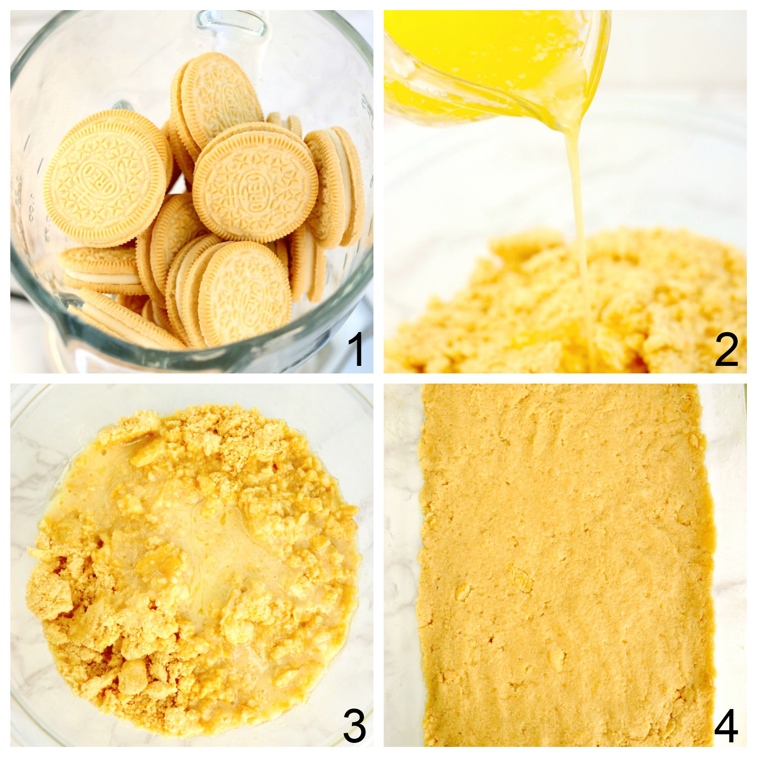 steps for making vanilla cookie crust