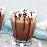 mugs of hot chocolate with toppings