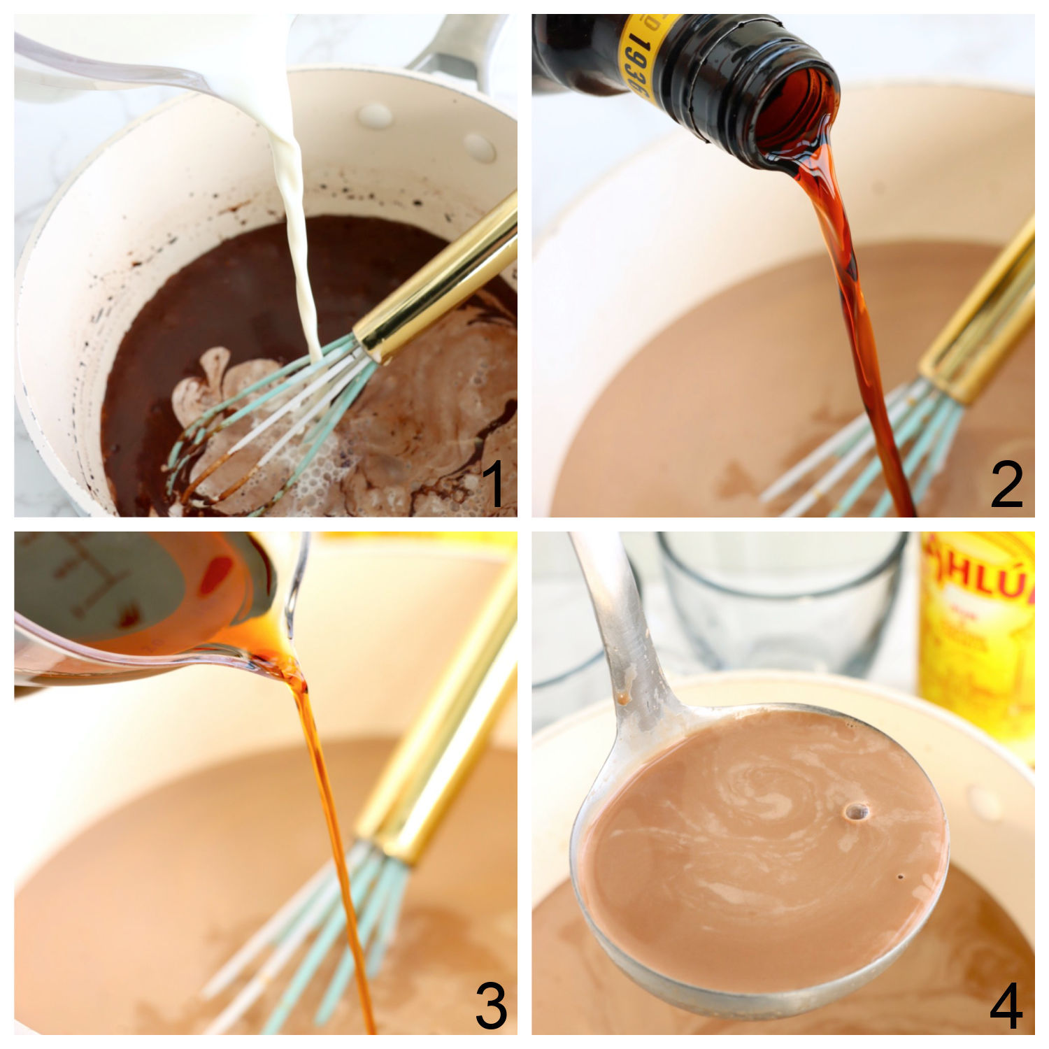 steps for making hot chocolate